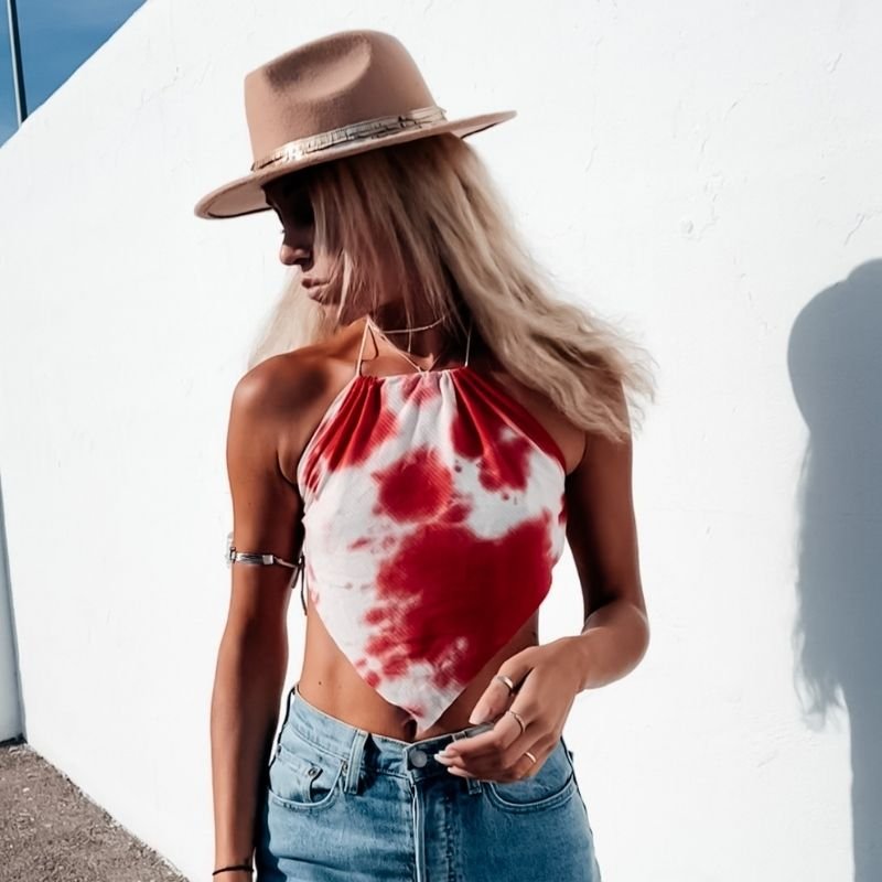 Damen Tops in vielen Styles - Boho Festival Fashion Oberteile Crop Tops, Spitzentop, Neckholder und mehr