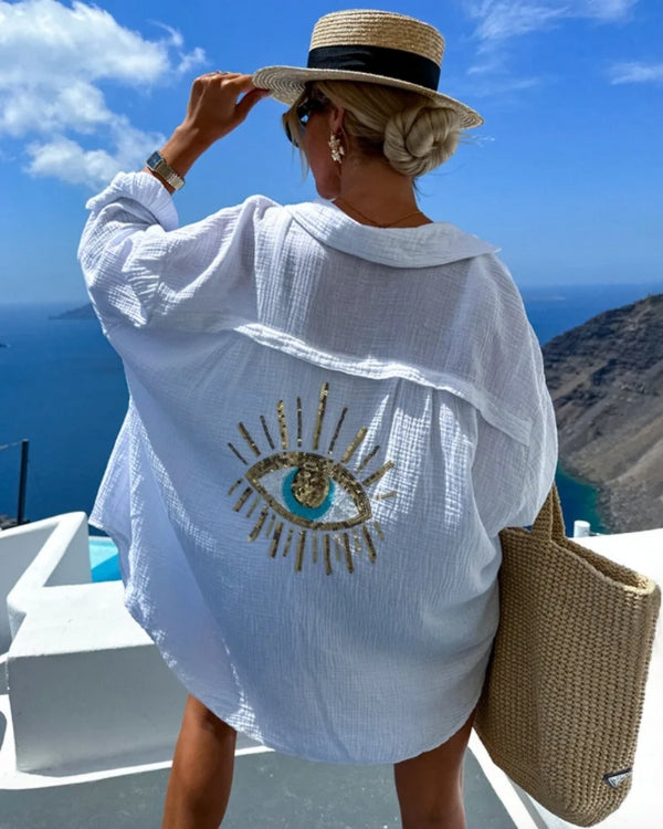 Baumwolle Bluse The Eye
