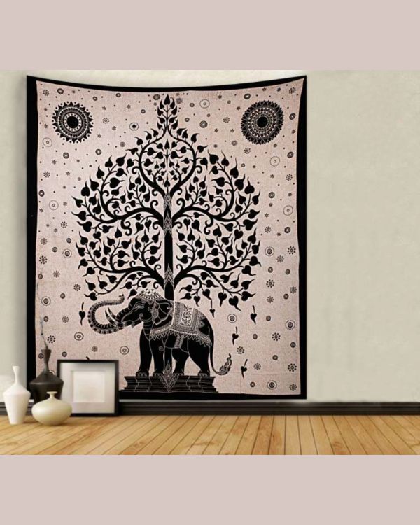 XXL Multifunktionales Tuch mit Elegant und Baum Symbol - Spirituelles Tuch