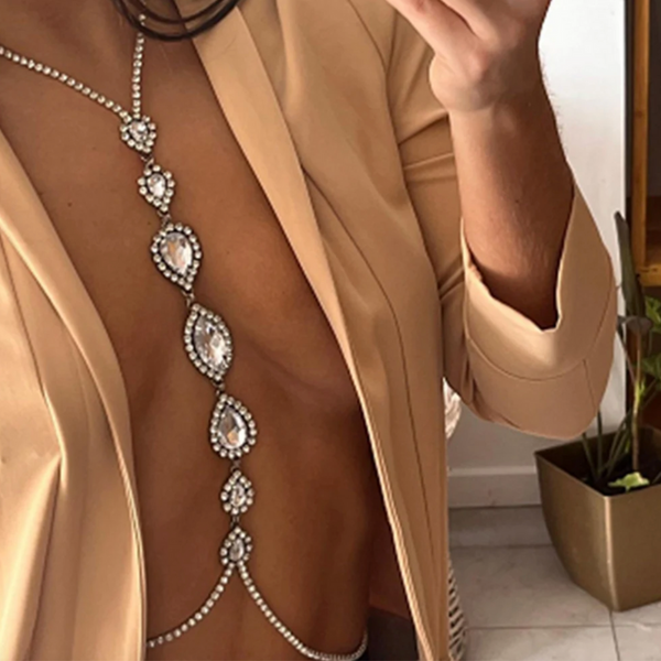 Strasssteine Bauchkette Lucia de Luz