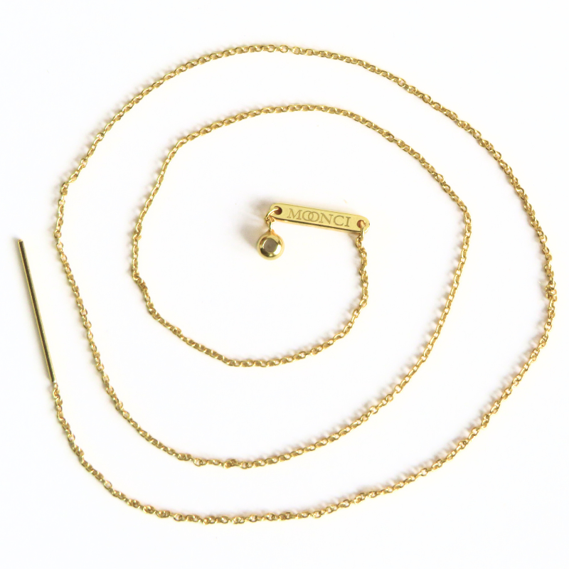 Moonci Charms Halskette | Minimalistischer Schmuck Silber 925