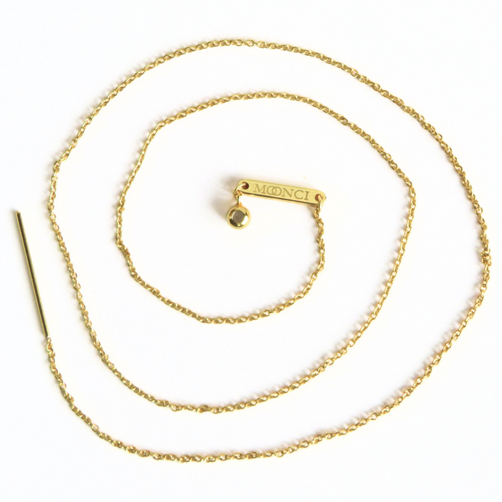 Moonci Charms Halskette | Minimalistischer Schmuck Silber 925
