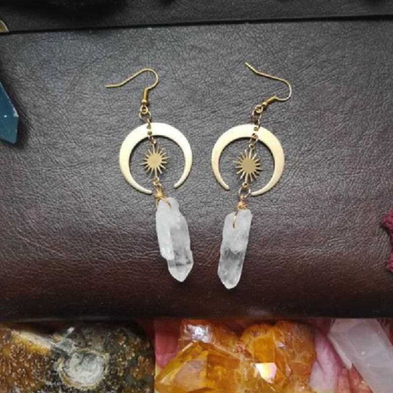 Ohrringe Stone Mystic Moon