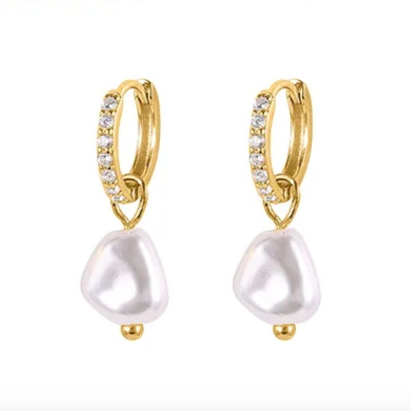 Echt Silber Perlen Ohrringe Marrika