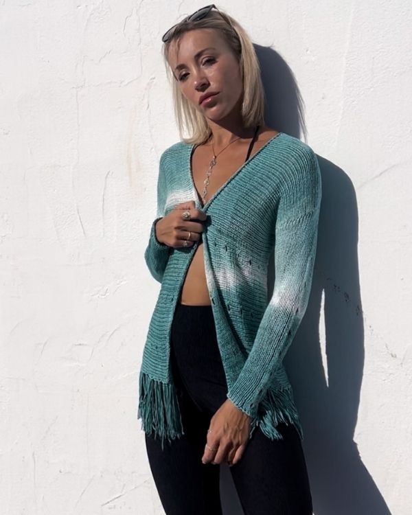 Fransen Häkel Kimono Livia