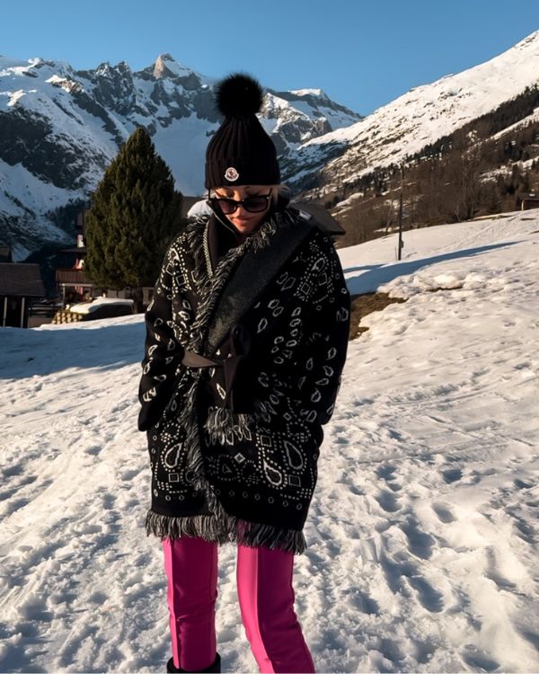 Kaschmir Paisley Strickjacke Ashanti