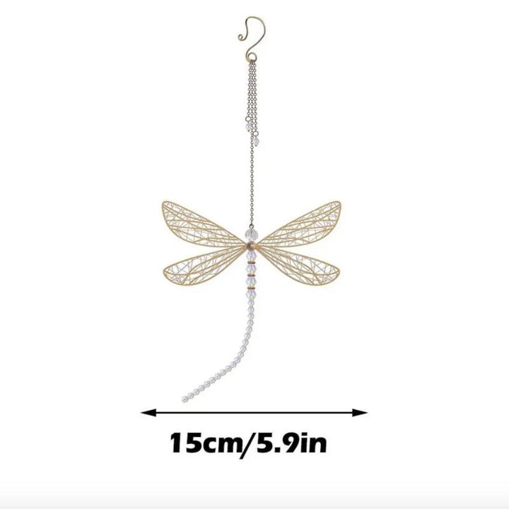 Suncatcher Sonnenfänger mit Libellen Symbol - Libellen Windspiel Wohnaccessoires