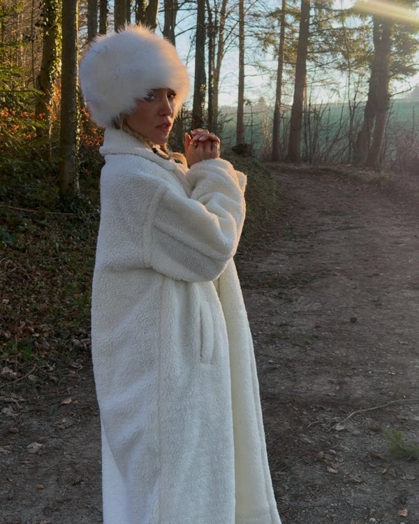 Mantel Damen White Label Teddy Mantel Teddy Mantel Copenhagen