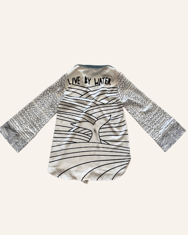 Live by Water langarm Shirt super weich und luftig