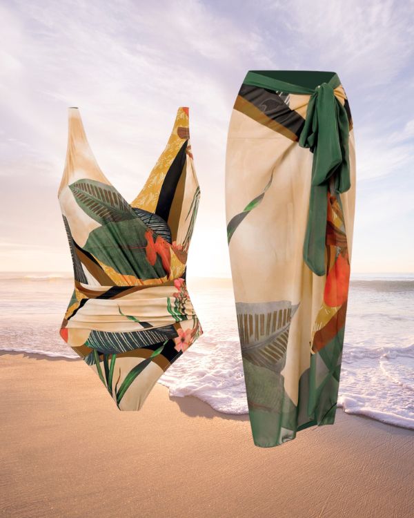 Badeanzug mit Pareo Portofino