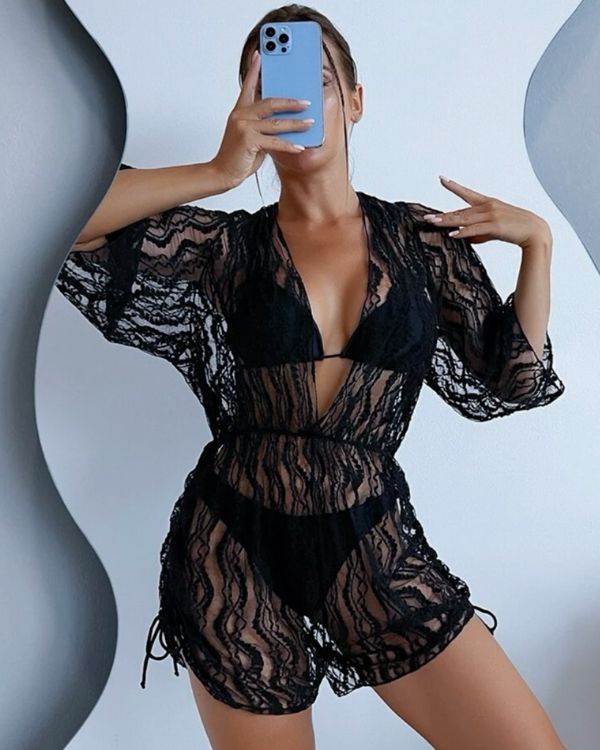 Dreiteiler Bikini Set mit Jumpsuit Yara