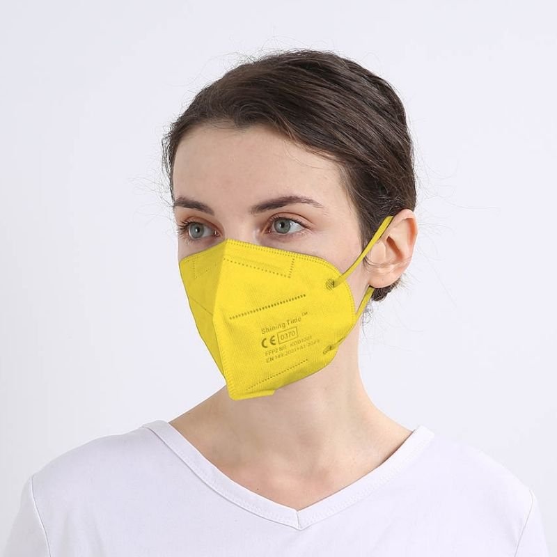 Gelbe FFP2 Masken Schweiz online kaufen - Farbige FFP2 Schutzmasken Atemschutzmasken zertifiziert 