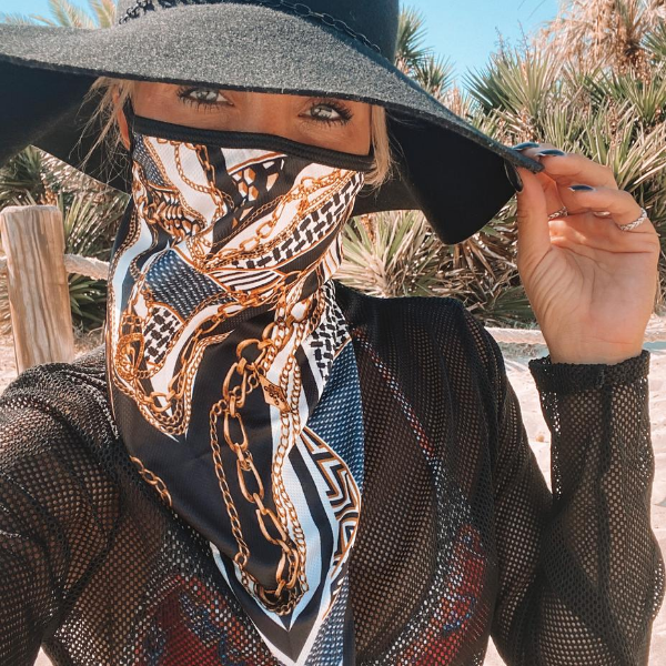 Hals-Mundschutz Stoffmaske Versa Chic