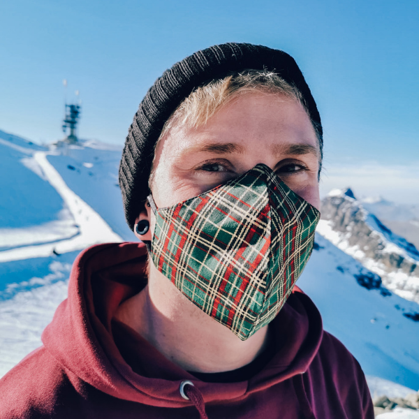 Herren Seiden-Stoffmaske Bryan