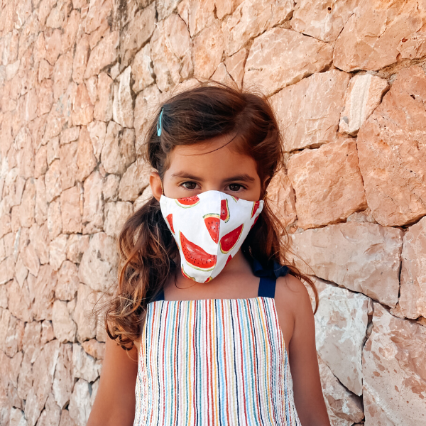 Kinder Kettenmaske Watermelon