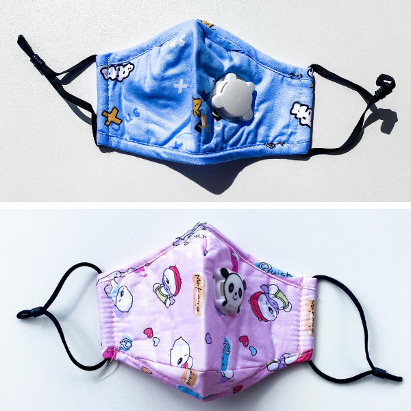 Kindermasken Snoopy & little Teddy