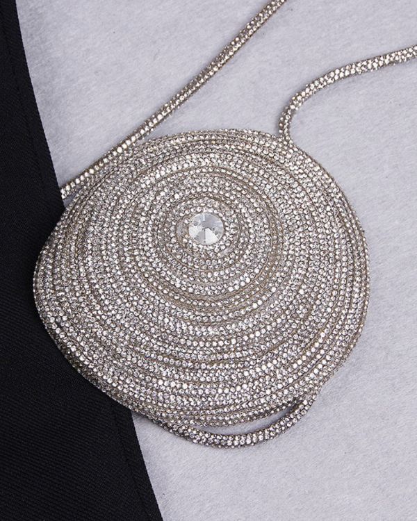 Diamanten Brust Glitzer Straps BH - Bodycon Abendkleid