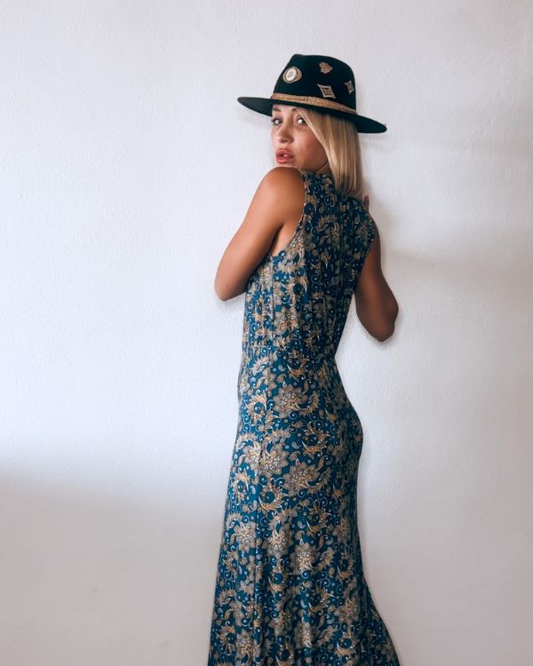 Langes Paisley Kleid Joana