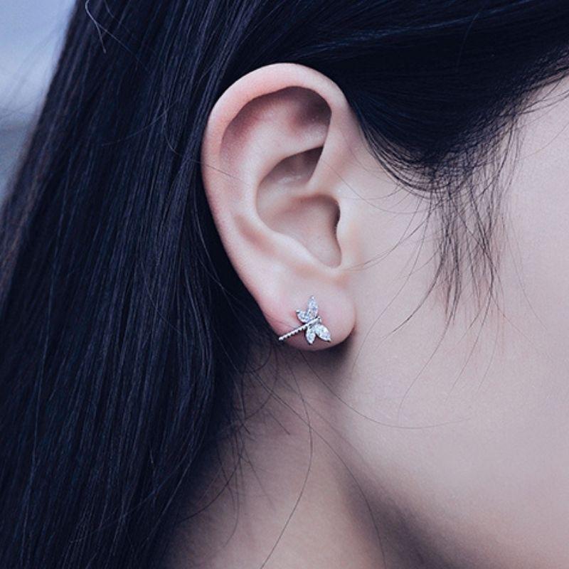 Ohrringe Silber 925 Libelle