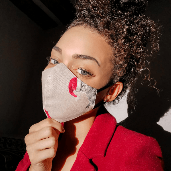 Schutzmaske Maske Seide Baumwolle Seiden-Stoffmaske X-Mas