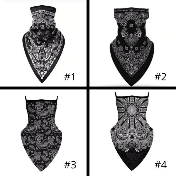 Hals-Mundschutz Stoffmaske Bandana Vibes