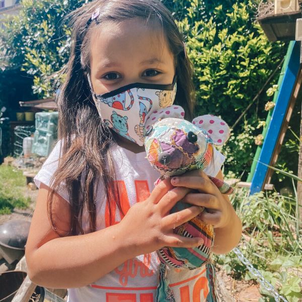 Kinder Masken Farbige Schutzmasken Kinder Stoffmasken Kollektion 