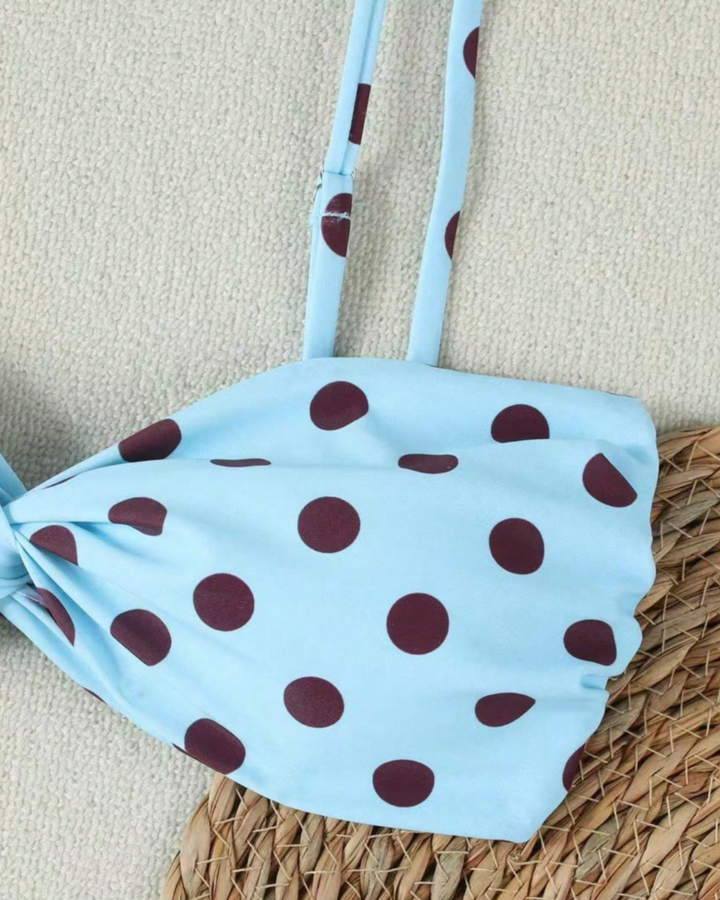 3er Bikini Hosen Set Ocean Polka