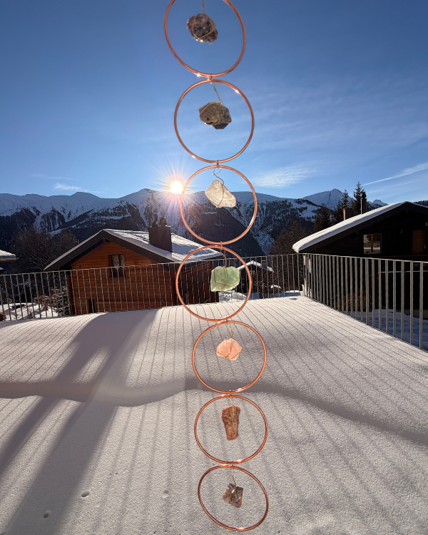 Spirituelle Dekoration für dein Zuhause! Chakra Mineralsteine Anhänger 