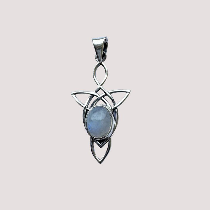 Schutz-Amulett mit Mondstein – Heilstein für emotionale Balance
