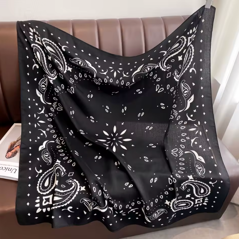 Paisley Bandana schwarz Damen Halstuch Boho Look