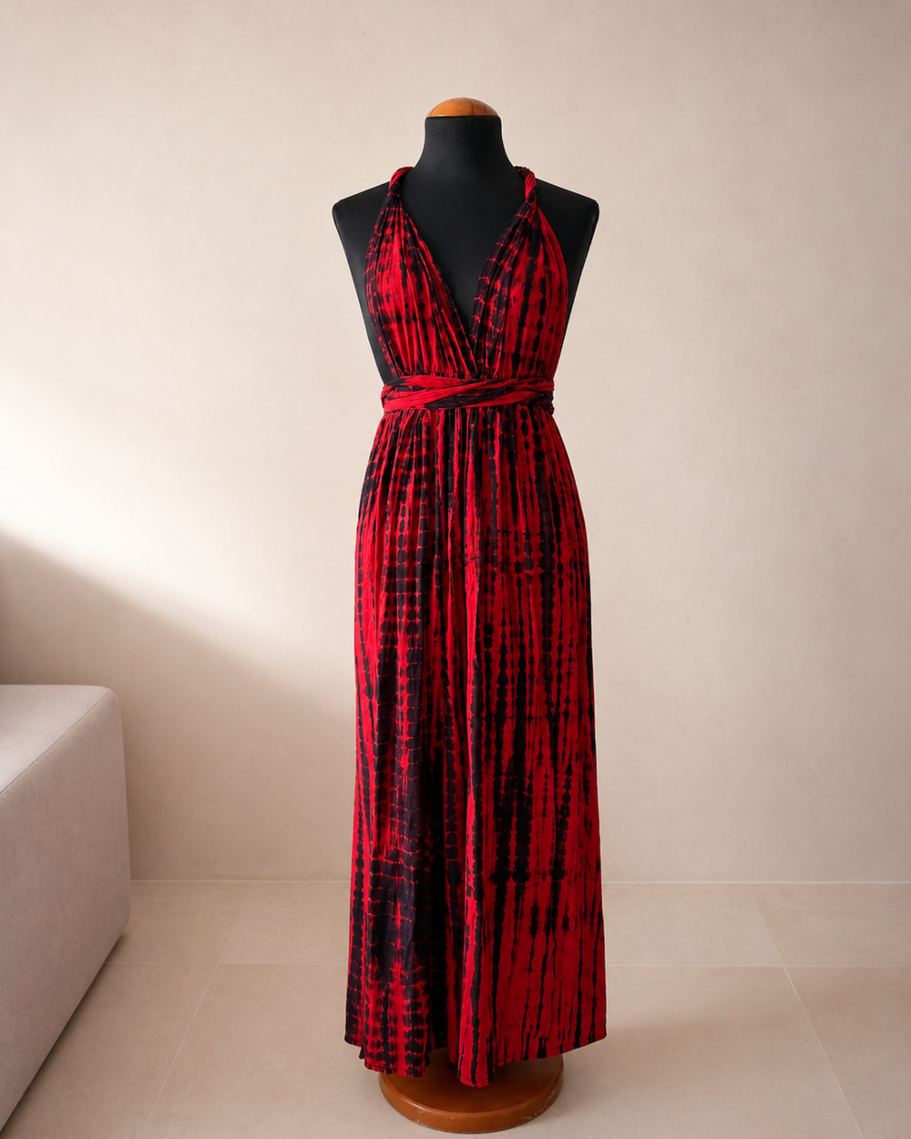 Batik Kleid Roja Fuego