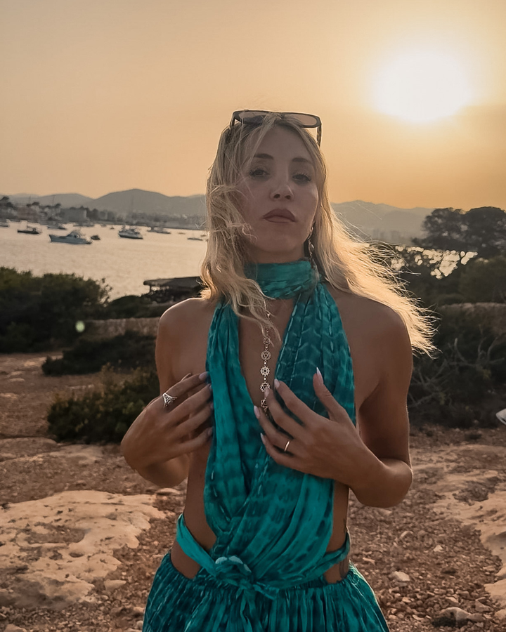 Bohemian Maxikleid für Sommer | Boho Chic Kleid 
