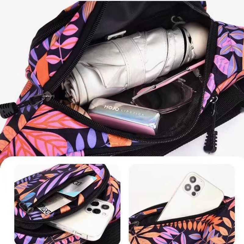 Bauchtasche mit Reissverschluss und zwei Fächern 