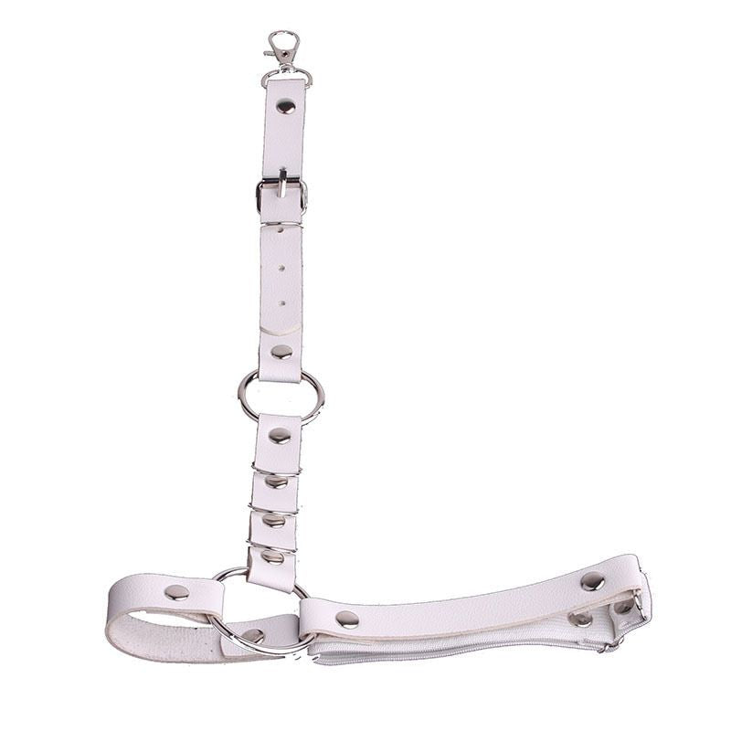 weisser Beingurt Harness Kinky Festival Accessoires 