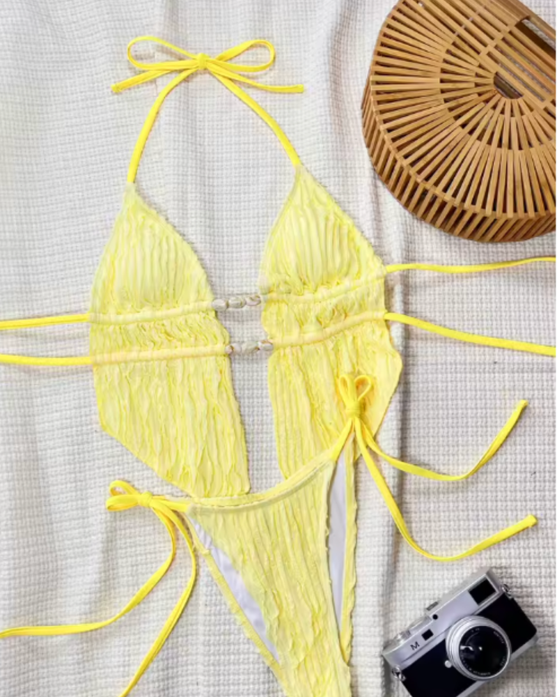 Monokini Bikini Set Lemon Breeze
