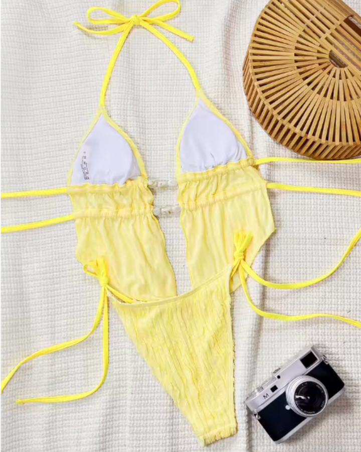 Monokini Bikini Set Lemon Breeze