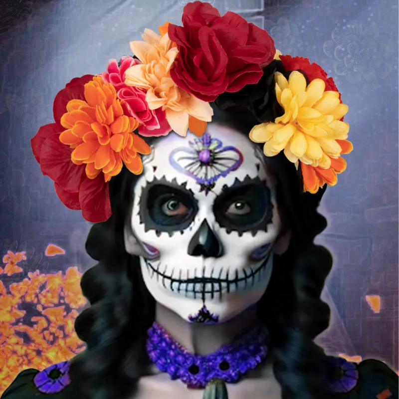 Dia de los Muertos Haareifen Flor Noctis
