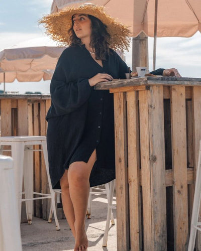 Bluse mit hohem Tragekomfort und lockerem Schnitt - Baumwolle Dame Bluse 