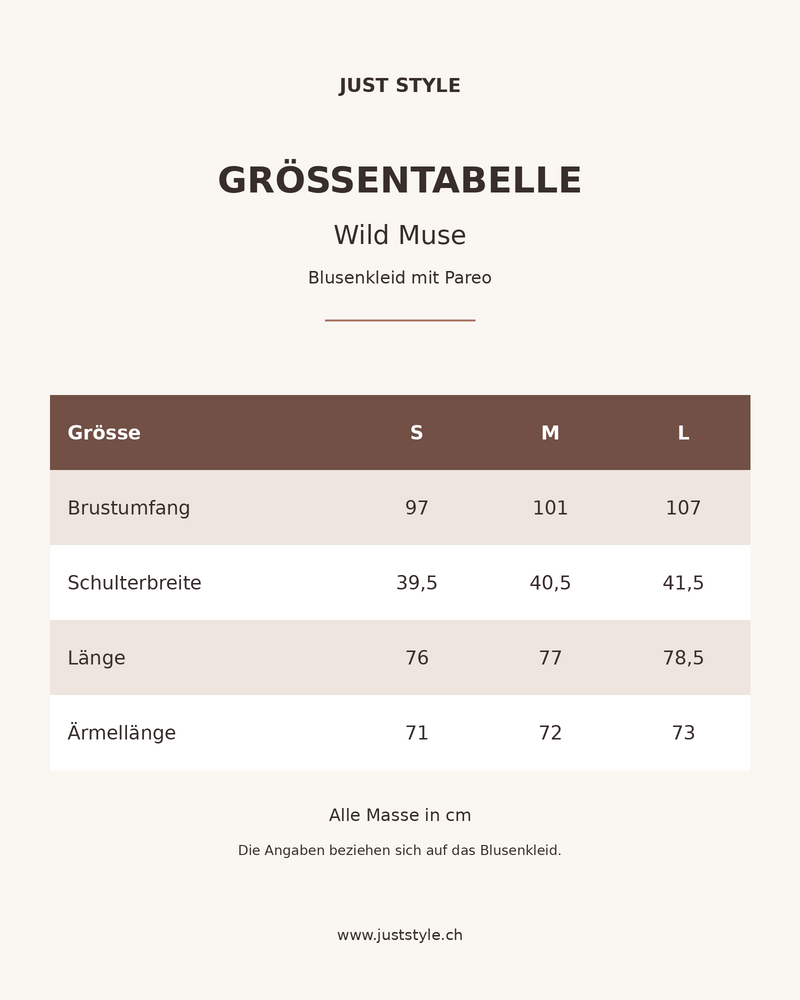 Blusen Kleid Wild Muse
