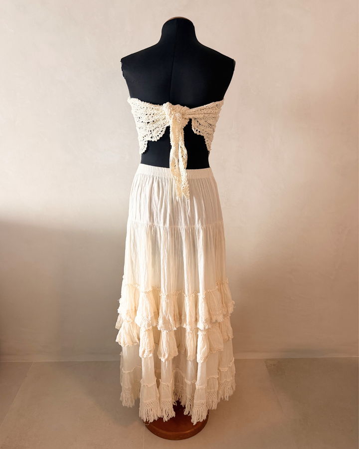 Maxi Boho Rock White Soul
