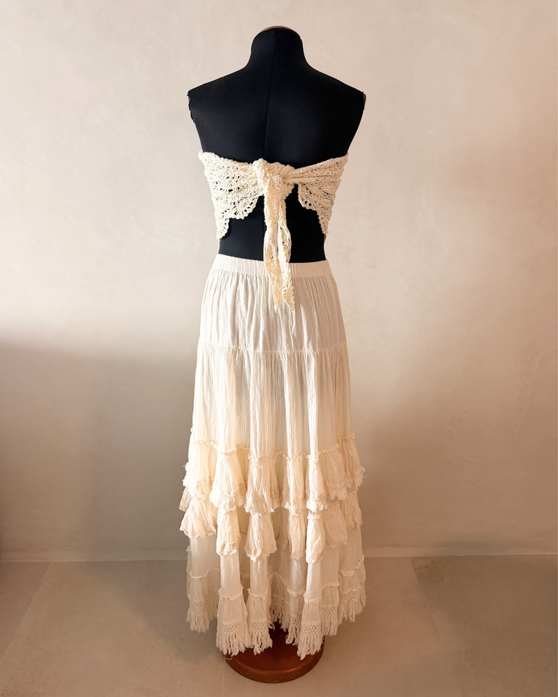 Maxi Boho Rock White Soul