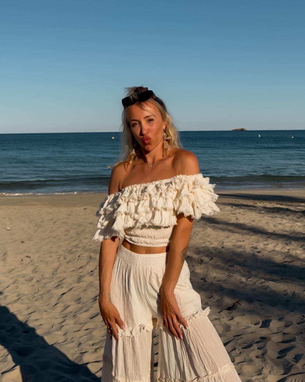 Ruffle Crop Top Free Spirit