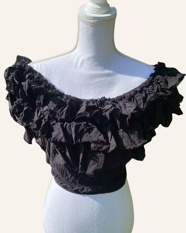 Ruffle Crop Top Free Spirit