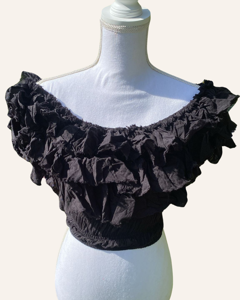 Ruffle Crop Top Free Spirit