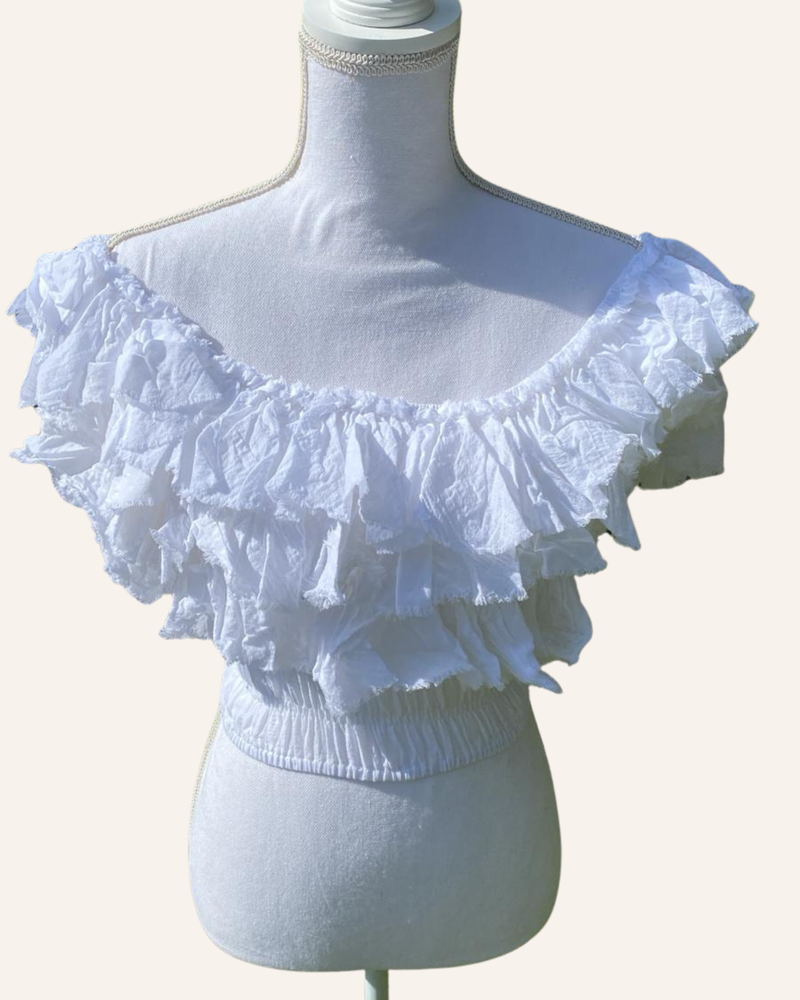 Ruffle Crop Top Free Spirit