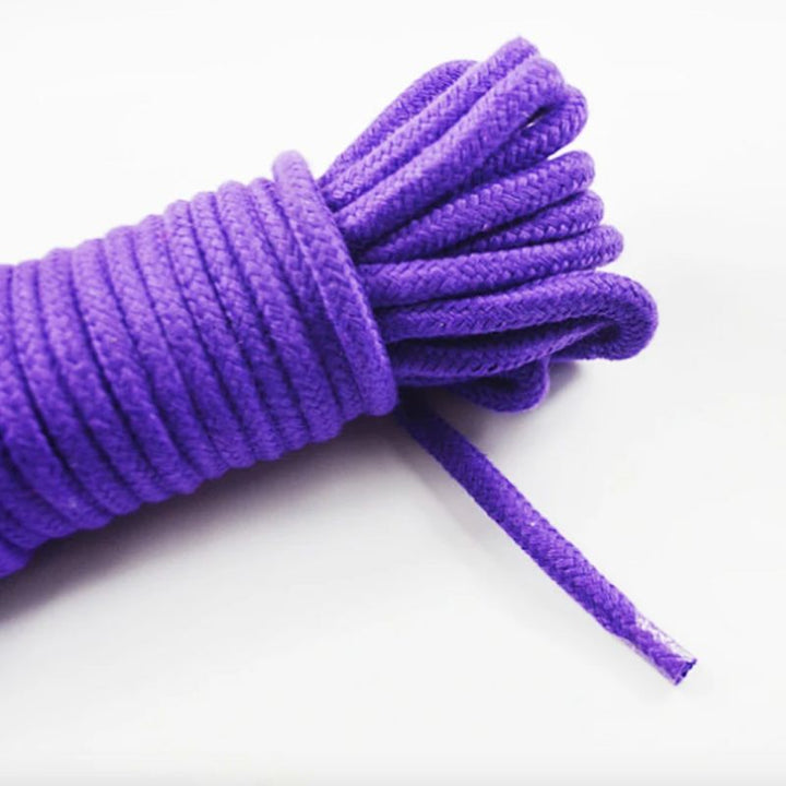 Violetter Baumwolle Strick Bondage Seil für Fesselspiele 