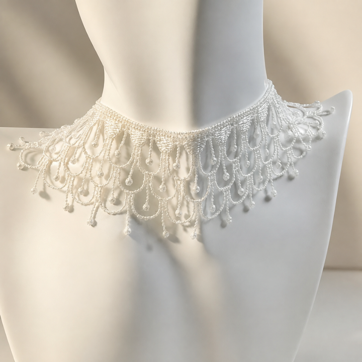 Feminine Boho Statement Kette Alma Lace für Damen
