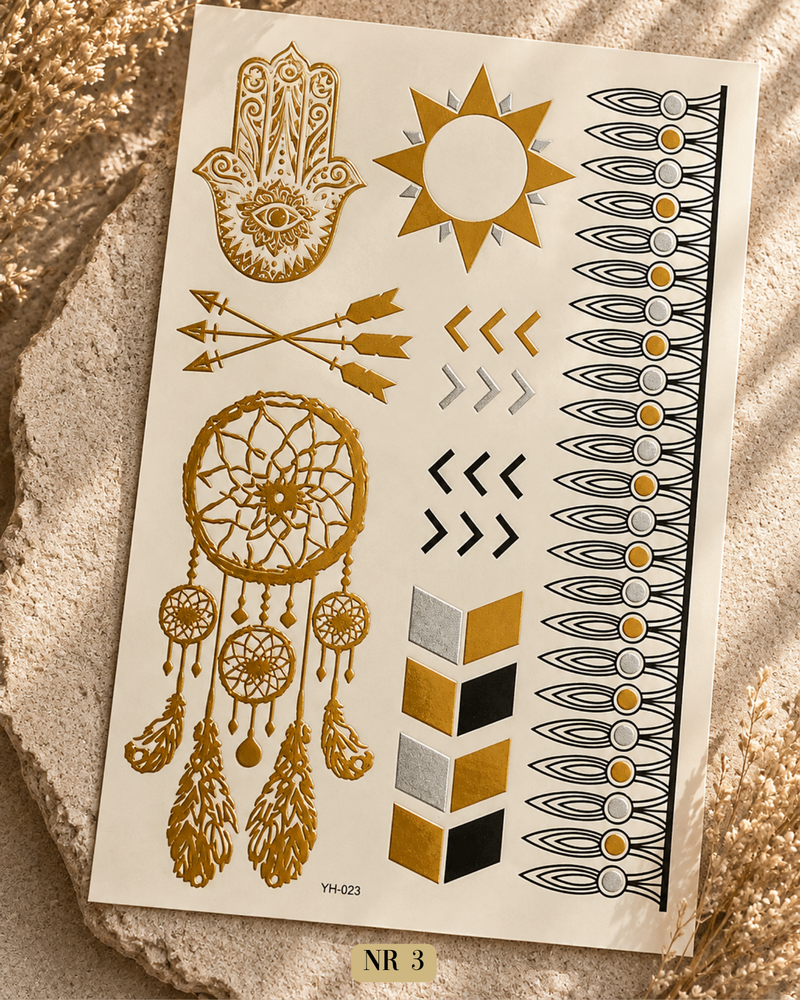 Flash Tattoos Boho Ibiza Style