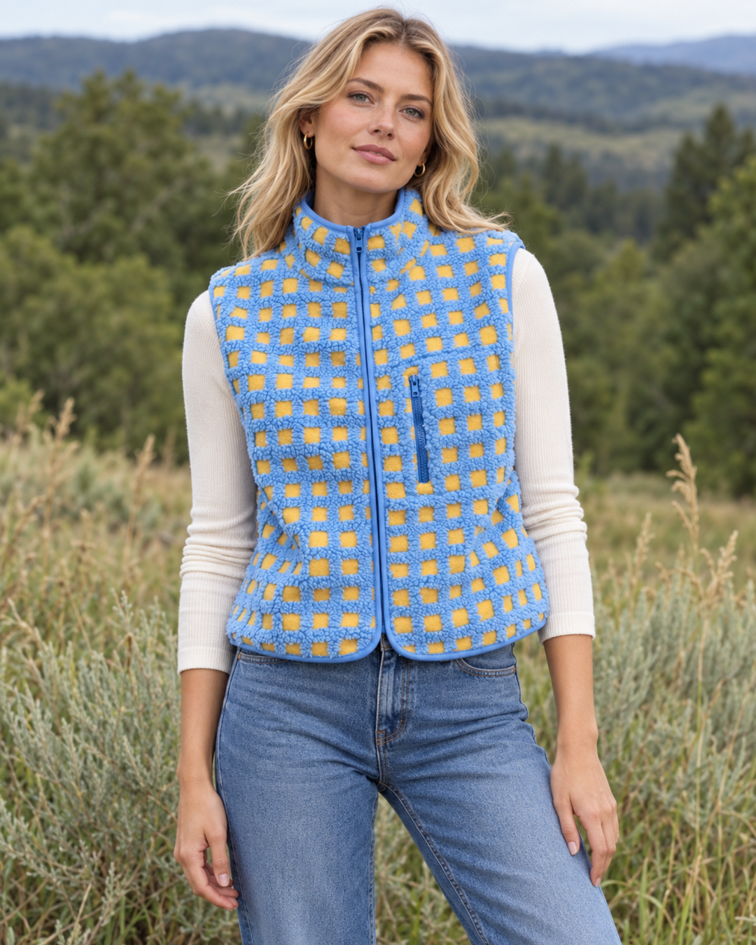 Fleece Weste Gilet Alpine Hug
