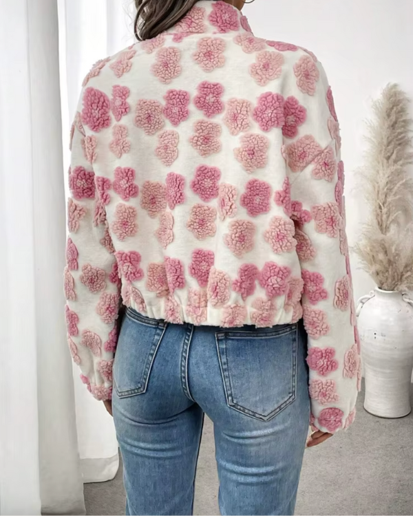 Fleece Jacke Candy Flowers